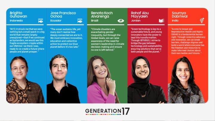 Samsung and the United Nations Development Programme Welcome Five New Young Leaders to Generation17