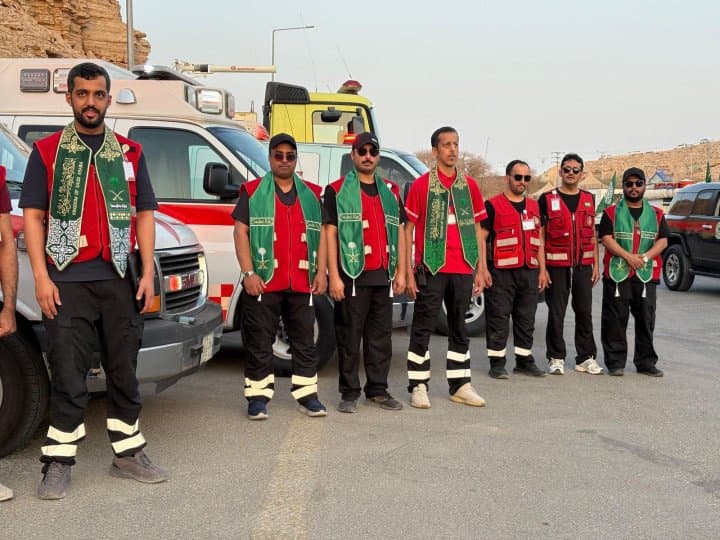 "ودام عزك يا وطن شامخ طول الدهر" مشاركة متميزة لفريق هيئة الهلال الأحمر السعودي التطوعي بحوطة بني تميم