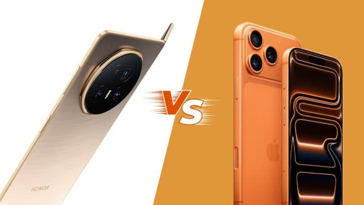 Third-Party Comparison Article (Editorial Use Only) HONOR Magic V5’s Foldable Freedom vs. iPhone 17 Pro Max’s Polished Precision