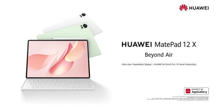 HUAWEI MatePad 12 X Redefines Digital Creativity with PaperMatte Display and M-Pencil Pro