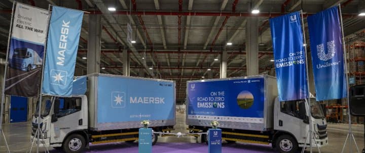 Maersk and Unilever launch first electric van towards decarbonising logistics in Saudi Arabia