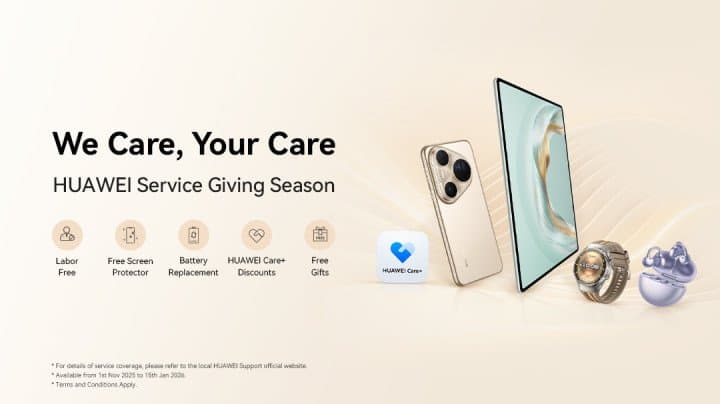 Huawei Launches Service Giving Season: Exclusive Offers to Enhance Customer Care Experience