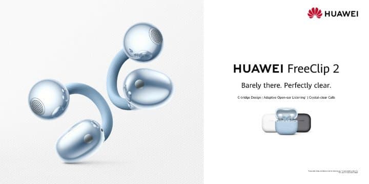 HUAWEI FreeClip 2 Debuts with Lighter Open‑Ear Design and All‑Day Comfort