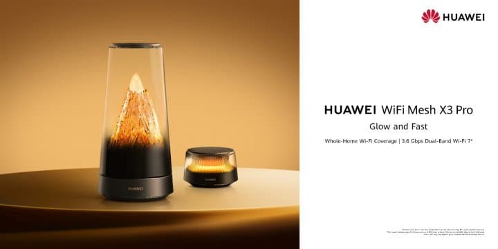 Available Now for Pre-Order in the Kingdom of Saudi Arabia HUAWEI WiFi Mesh X3 Pro: The WiFi 7 Router That Is Also Home Decor