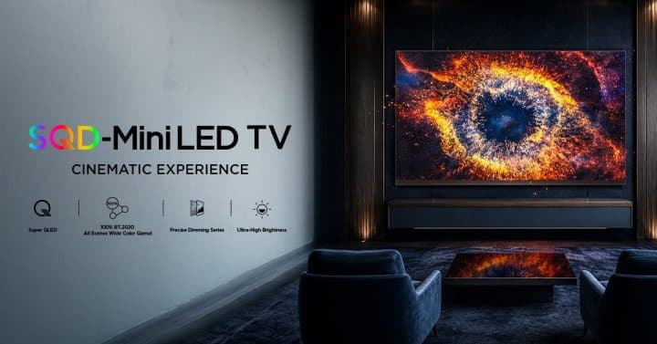 SQD-Mini LED Technology sets TCL apart in premium display TV market
