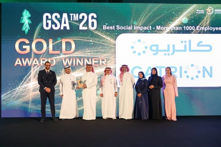 "كاتريون" تعزز ريادتها في الاستدامة بثلاث جوائز جديدة في حفل "جوائز الخليج للاستدامة 2026"