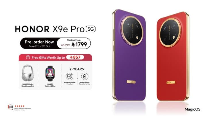 HONOR Announces Pre-Orders for HONOR X9e Pro, Breaking the Limits & Bringing Pro-Level Durability and Endurance